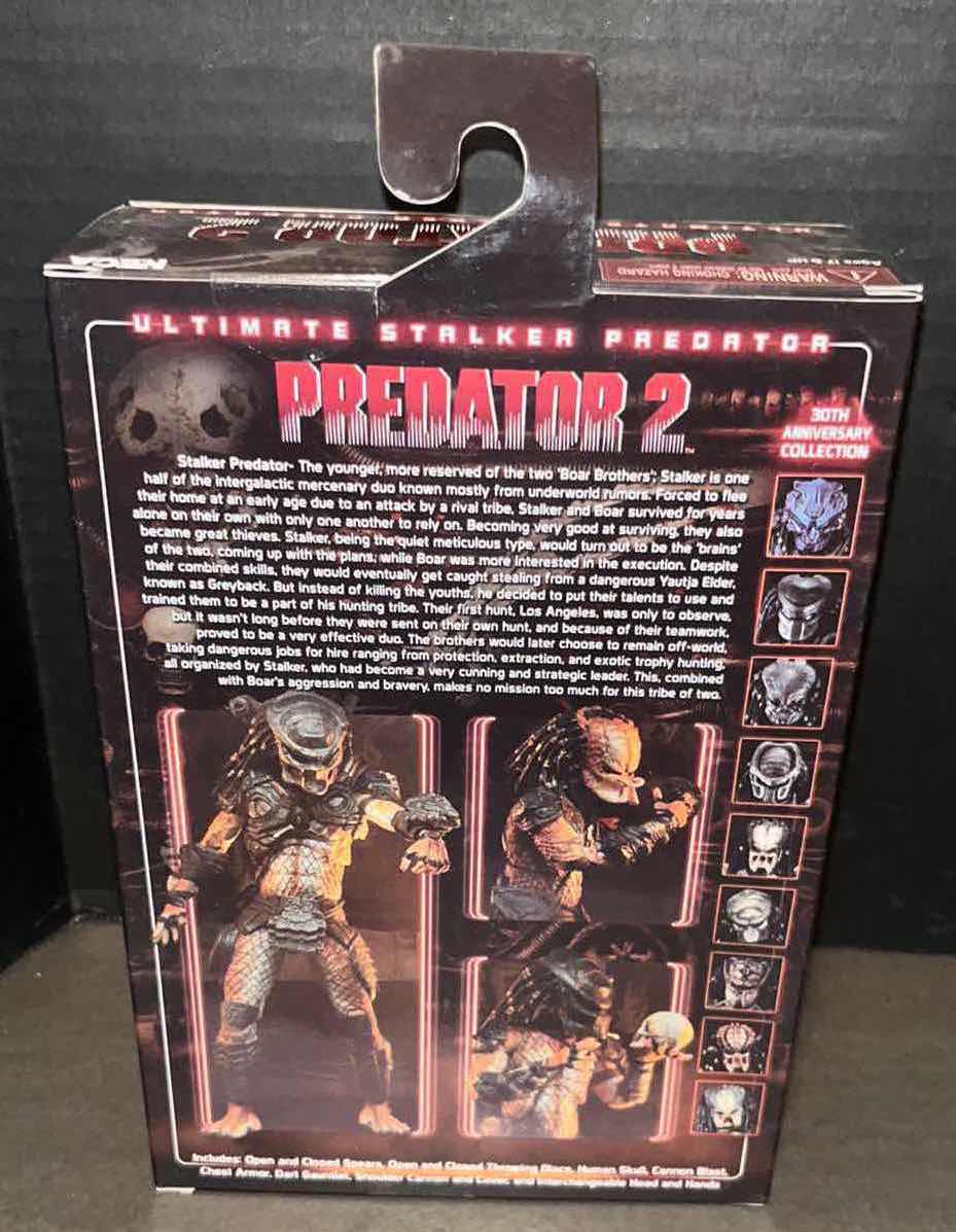 Photo 5 of BRAND NEW NECA 30TH ANNIVERSARY COLLECTION ACTION FIGURE & ACCESSORIES, PREDATOR 2 “ULTIMATE STALKER PREDATOR”