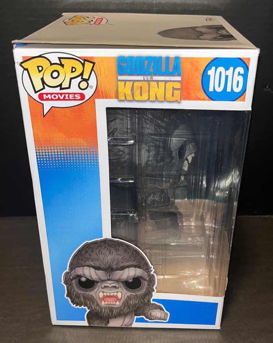 Photo 4 of NEW FUNKO POP! MOVIES VINYL FIGURE, #1016 GODZILLA VS KONG “KONG” (10” FIGURE)