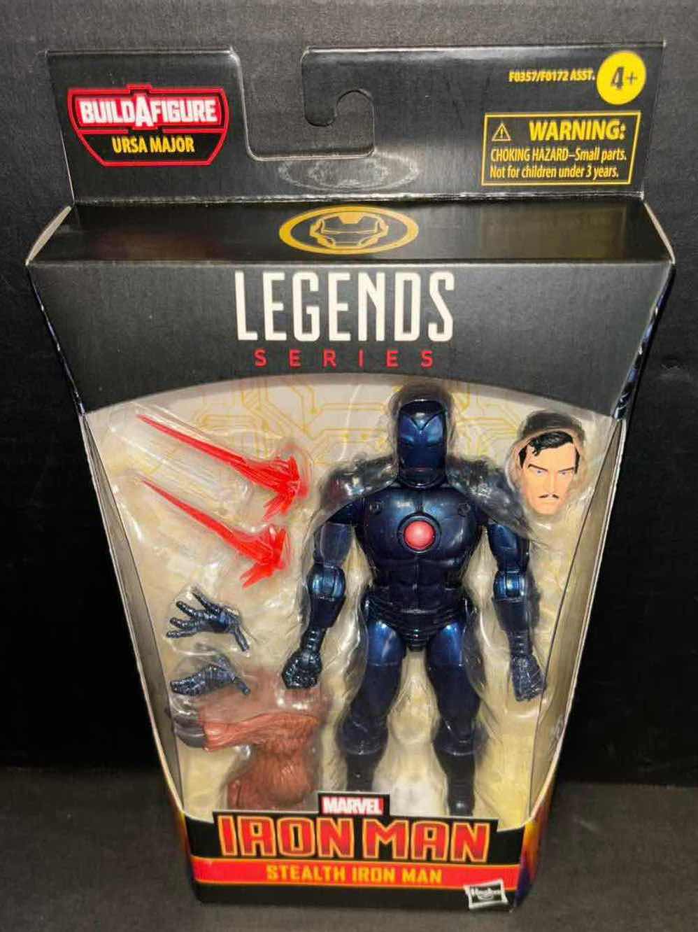 Photo 1 of NEW HASBRO LEGEND SERIES ACTION FIGURE, MARVEL IRON MAN “STEALTH IRON MAN”