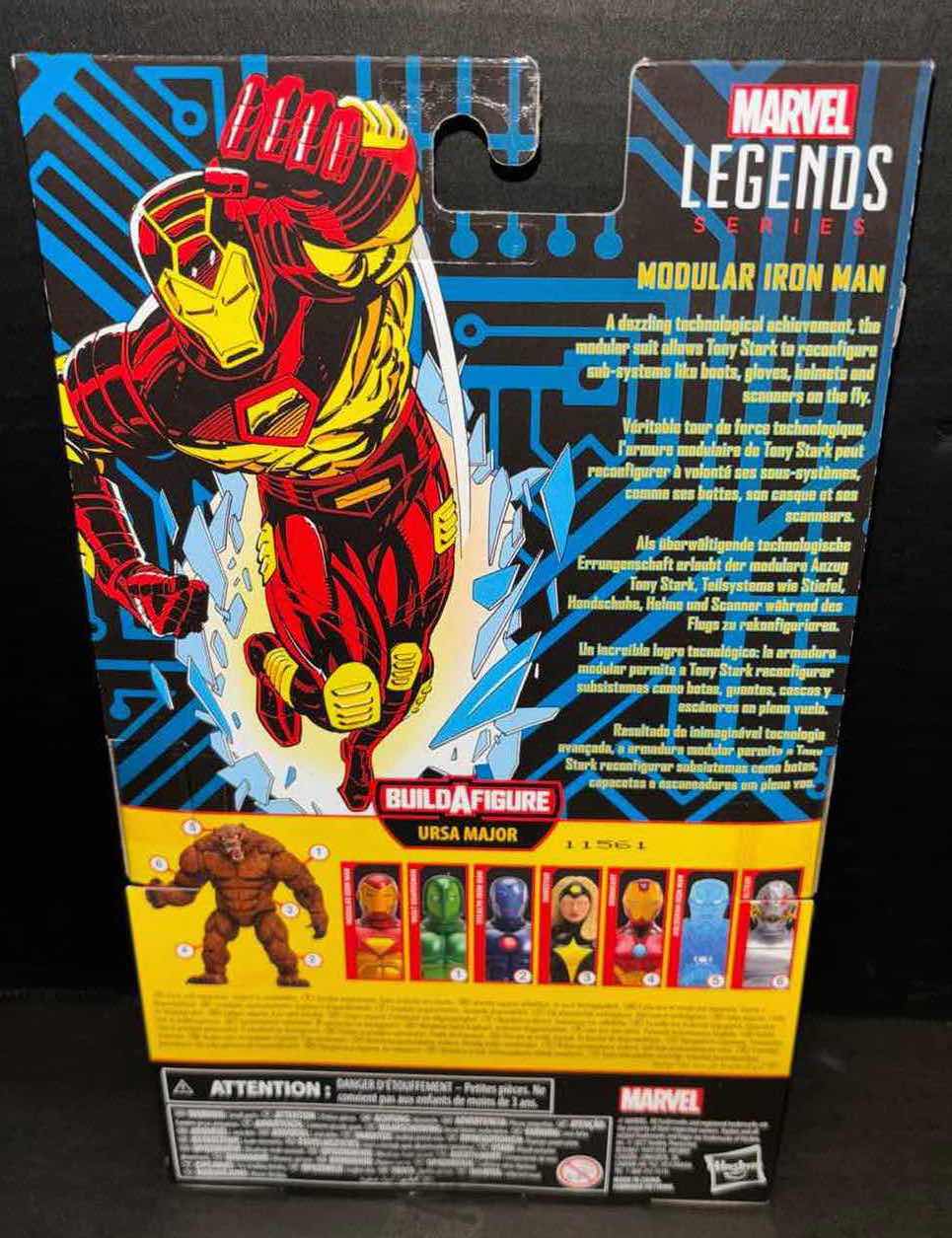 Photo 3 of NEW HASBRO LEGEND SERIES ACTION FIGURE, MARVEL IRON MAN “MODULAR IRON MAN”