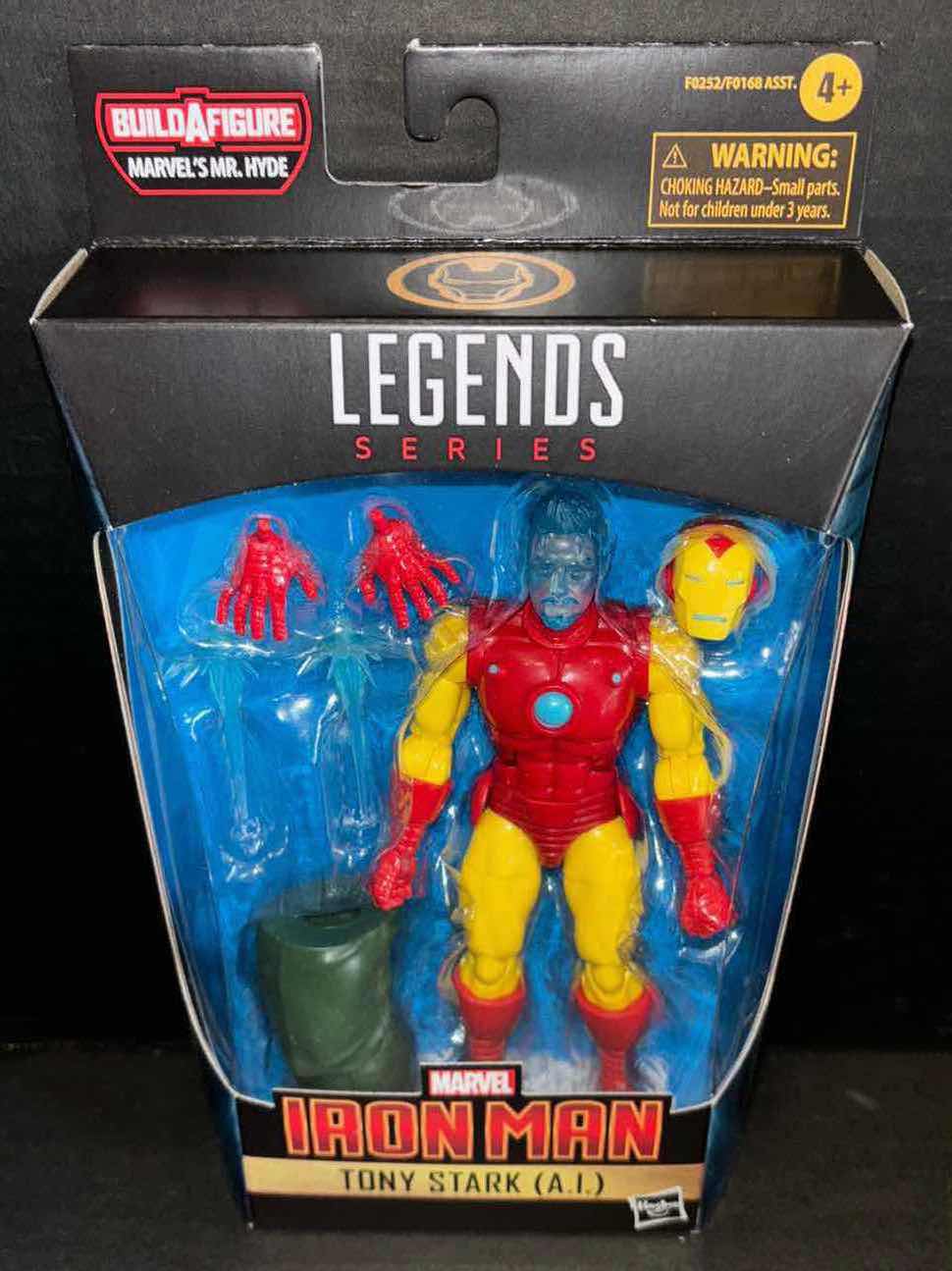 Photo 1 of NEW HASBRO LEGEND SERIES ACTION FIGURE, MARVEL IRON MAN “ TONY STARK (A.I.)”