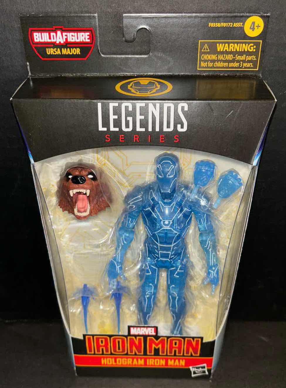 Photo 1 of NEW HASBRO LEGEND SERIES ACTION FIGURE, MARVEL IRON MAN “HOLOGRAM IRON MAN”