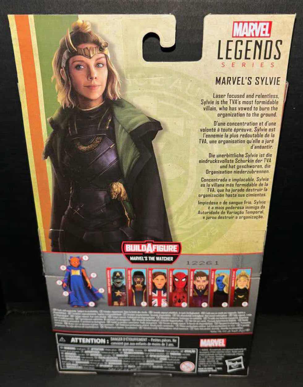 Photo 3 of NEW HASBRO MARVEL LEGEND SERIES ACTION FIGURE, MARVEL STUDIOS LOKI “MARVEL’S SYLVIE”