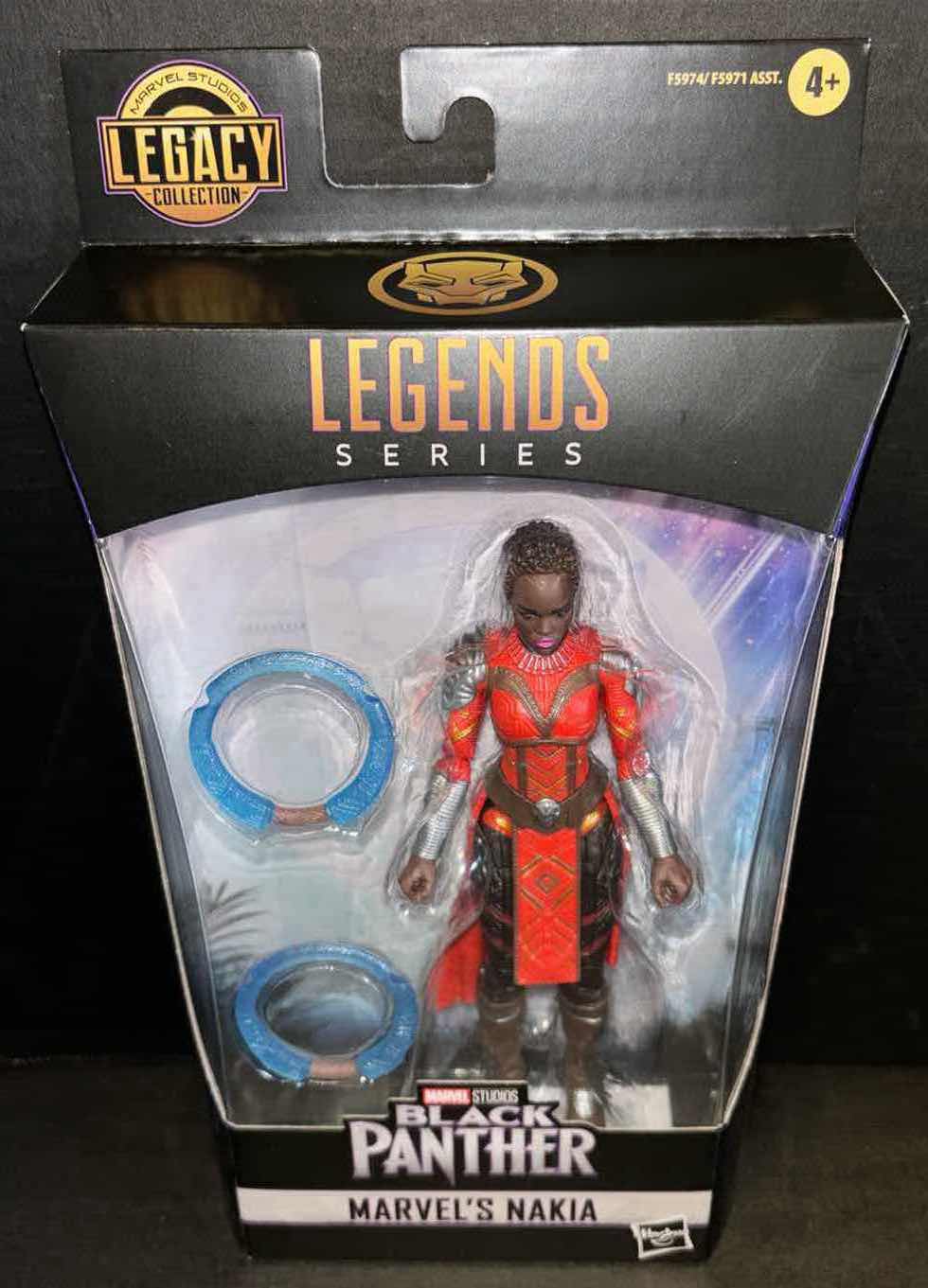 Photo 1 of NEW HASBRO MARVEL STUDIOS LEGEND SERIES ACTION FIGURE, BLACK PANTHER “MARVEL’S NAKIA”