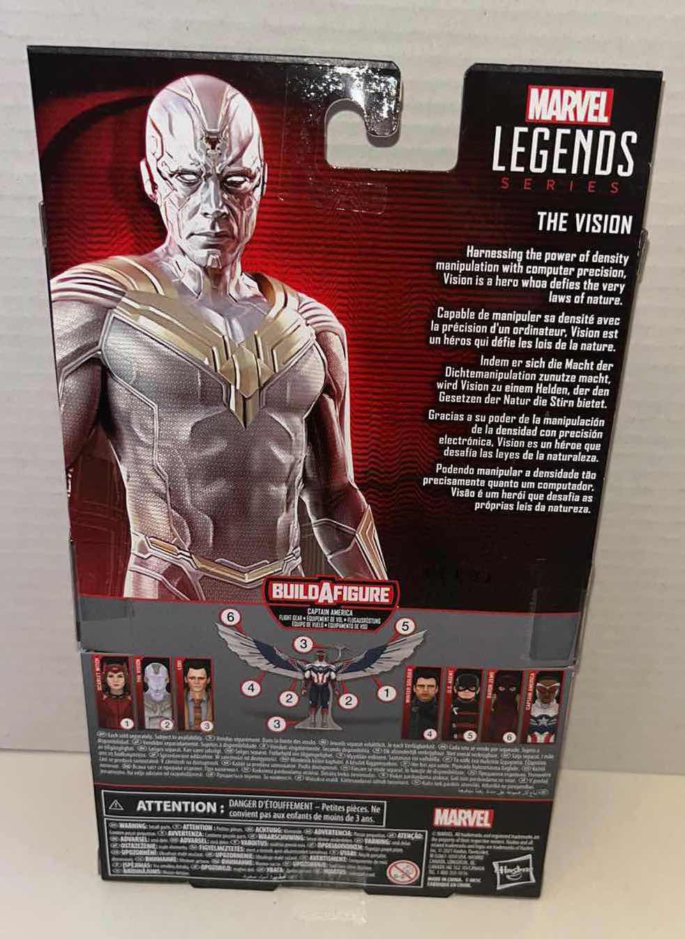 Photo 3 of NEW HASBRO DISNEY+ MARVEL LEGEND SERIES ACTION FIGURE & ACCESSORIES, MARVEL STUDIOS WANDA VISION “THE VISION”