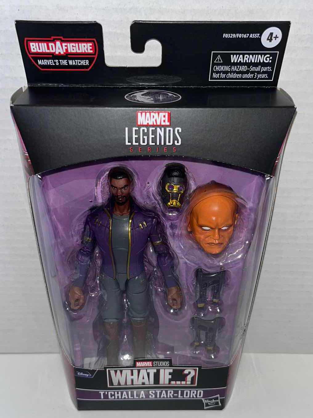 Photo 1 of NEW HASBRO DISNEY+ MARVEL LEGEND SERIES ACTION FIGURE & ACCESSORIES, MARVEL STUDIOS WHAT IF? “T’CHALLA STAR-LORD”