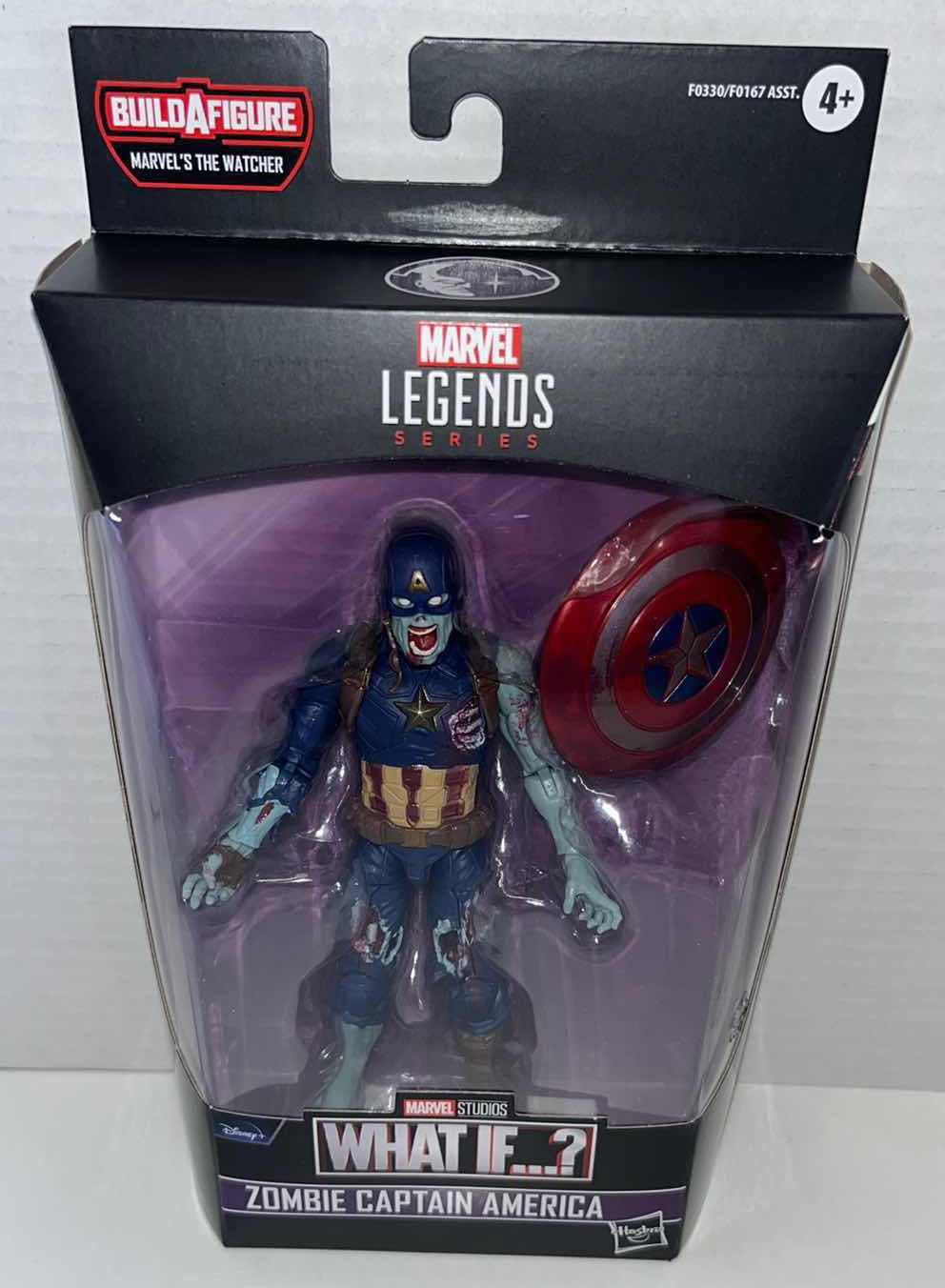 Photo 1 of NEW HASBRO DISNEY+ MARVEL LEGEND SERIES ACTION FIGURE & ACCESSORIES, MARVEL STUDIOS WHAT IF? “ZOMBIE CAPTAIN AMERICA”