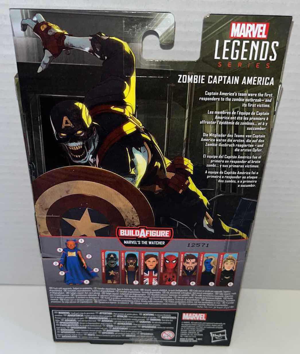 Photo 3 of NEW HASBRO DISNEY+ MARVEL LEGEND SERIES ACTION FIGURE & ACCESSORIES, MARVEL STUDIOS WHAT IF? “ZOMBIE CAPTAIN AMERICA”