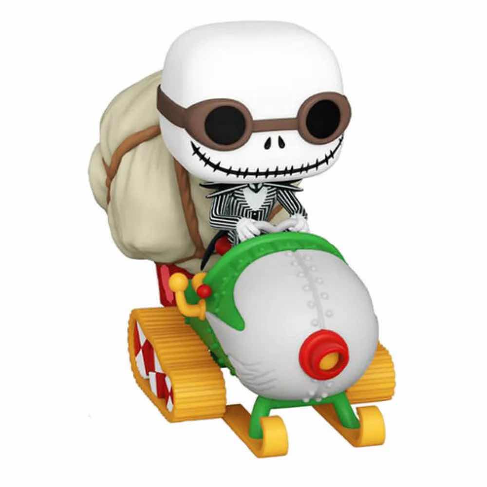 Photo 1 of NEW FUNKO POP! RIDES VINYL FIGURE, #104 DISNEY TIM BURTONS THE NIGHTMARE BEFORE CHRISTMAS JACK SKELLINGTON IN SNOWMOBILE 