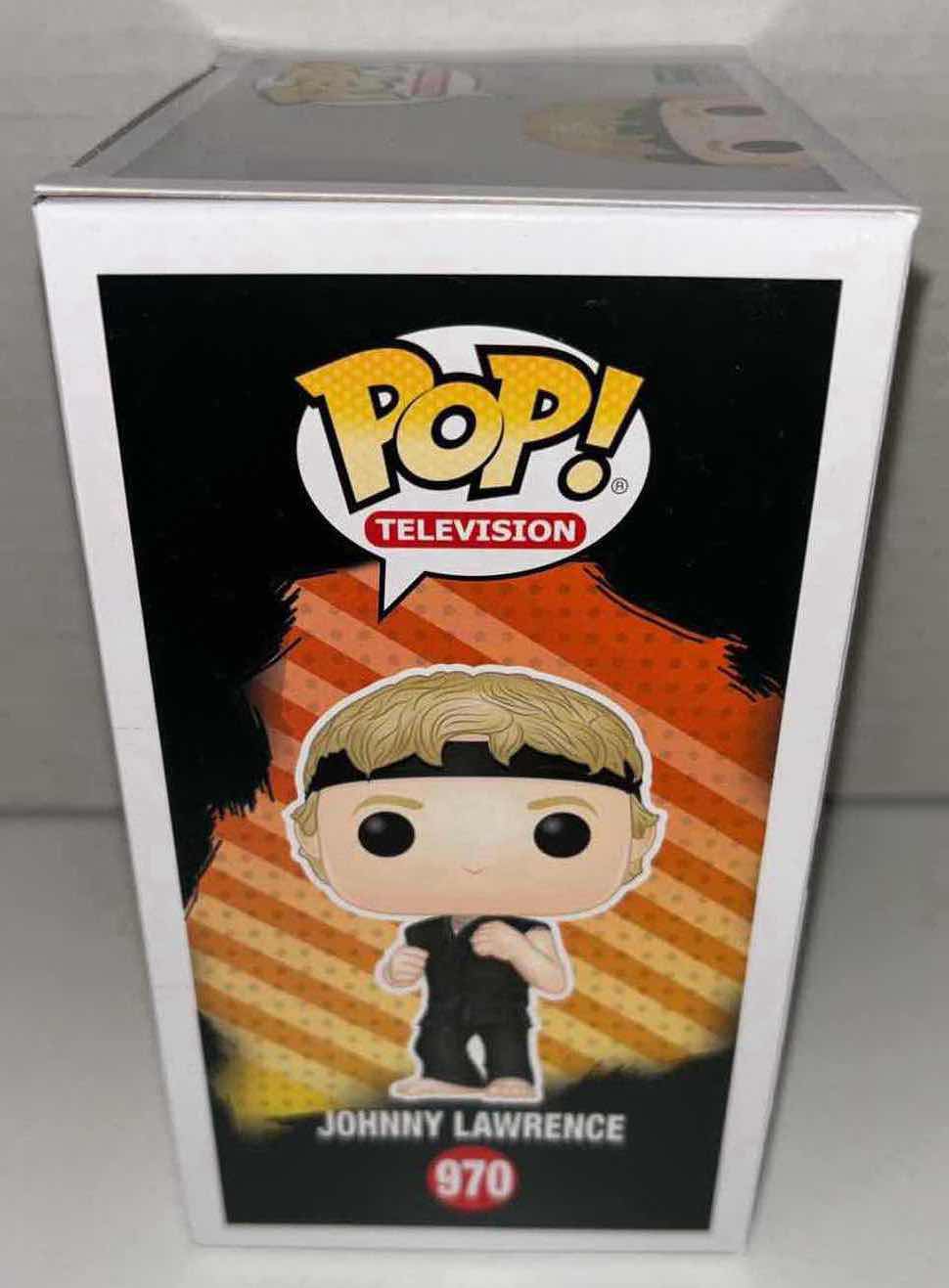 Photo 2 of NEW FUNKO POP! TELEVISION VINYL FIGURE, COBRA KAI #970 JOHNNY LAWRENCE