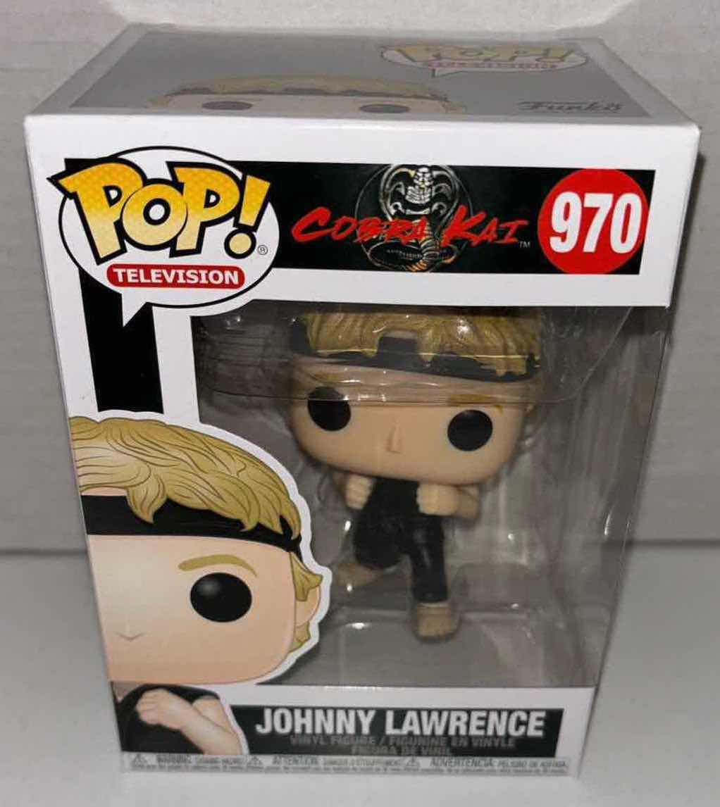 Photo 1 of NEW FUNKO POP! TELEVISION VINYL FIGURE, COBRA KAI #970 JOHNNY LAWRENCE