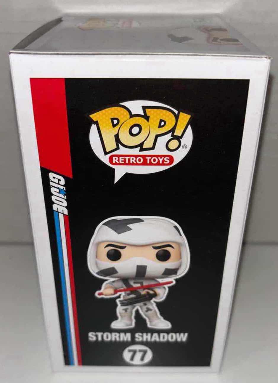 Photo 2 of NEW FUNKO POP! RETRO TOYS VINYL FIGURE, G.I. JOE #77 STORM SHADOW