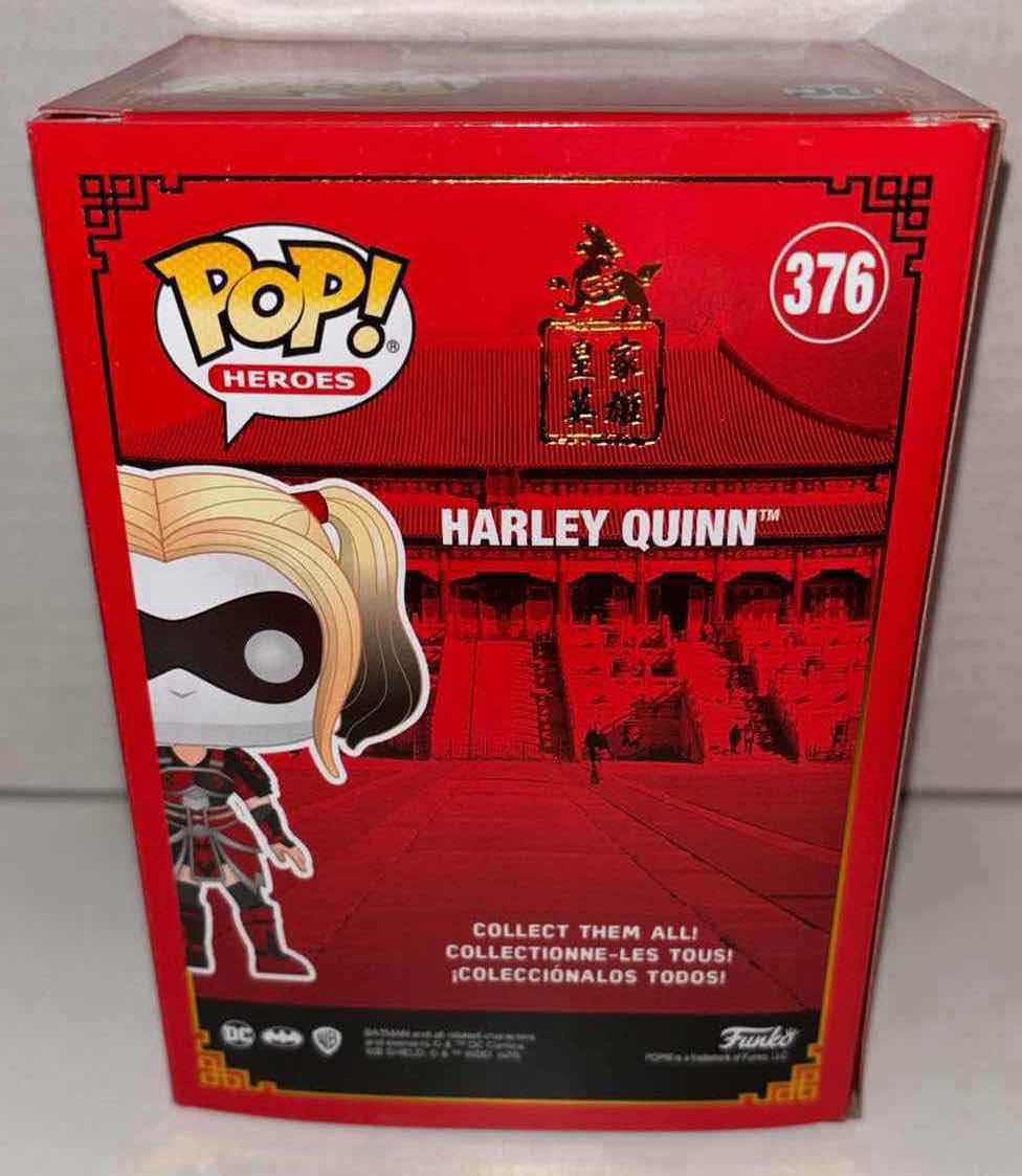 Photo 3 of NEW FUNKO POP! HEROES VINYL FIGURE, DC #376 HARLEY QUINN