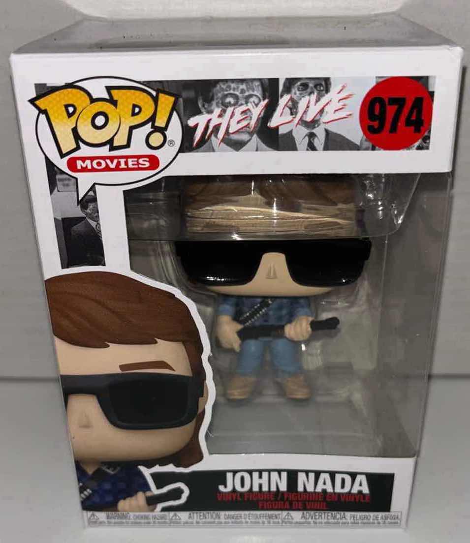 Photo 1 of NEW FUNKO POP! MOVIES VINYL FIGURE, THEY LIVE #974 JOHN NADA