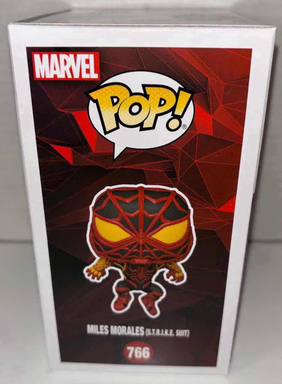 Photo 2 of NEW FUNKO POP! MARVEL GAMERVERSE VINYL FIGURE, SPIDER-MAN #766 MILES MORALES (S.T.R.I.K.E. SUIT)