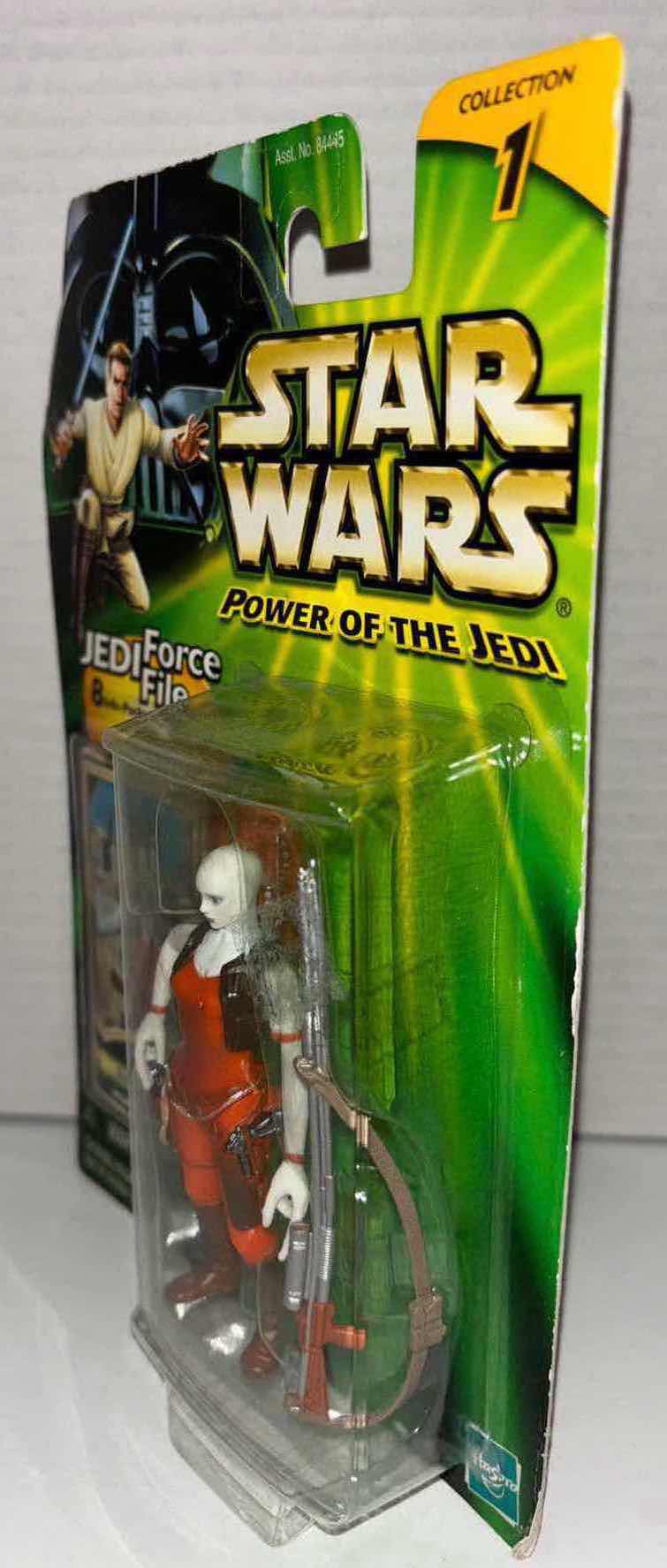 Photo 2 of NEW HASBRO STAR WARS POWER OF THE JEDI ACTION FIGURE, AURRA SING W JEDI FORCE FILE