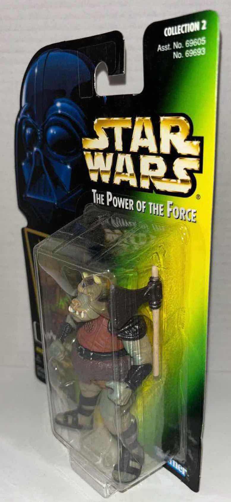 Photo 2 of NEW KENNER STAR WARS THE POWER OF THE FORCE ACTION FIGURE, GAMORREAN GUARD W VIBRO-AX
