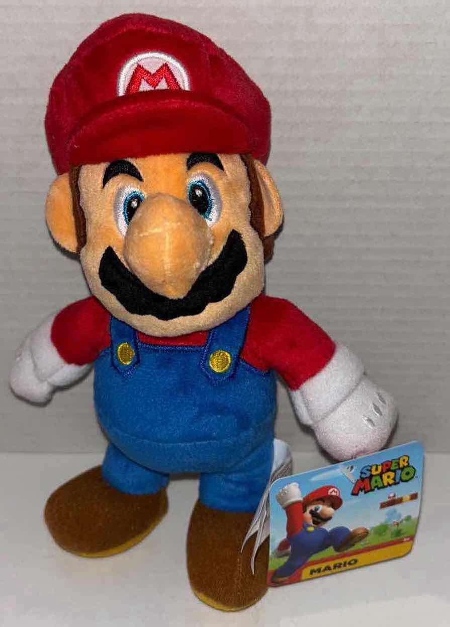 Photo 1 of NEW JAKKS PACIFIC SUPER MARIO 9” PLUSH, “MARIO”