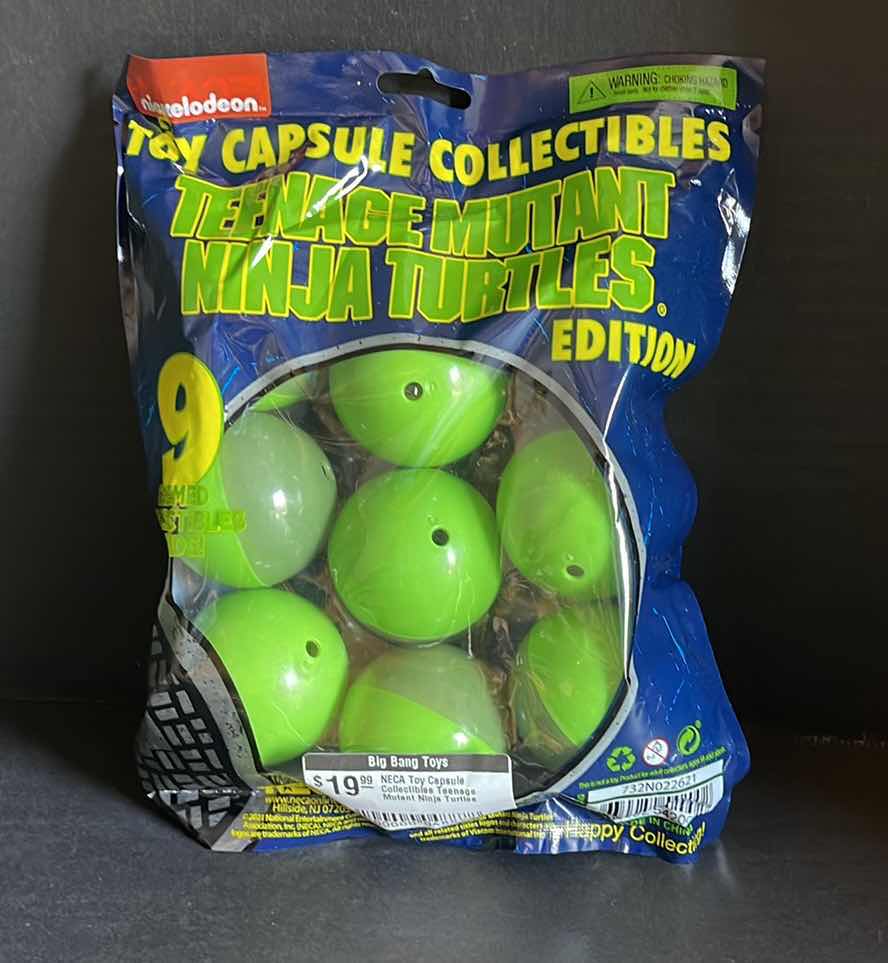 Photo 2 of NEW NECA TOY CAPSULE COLLECTABLES TMNT EDITION, 9 PCS