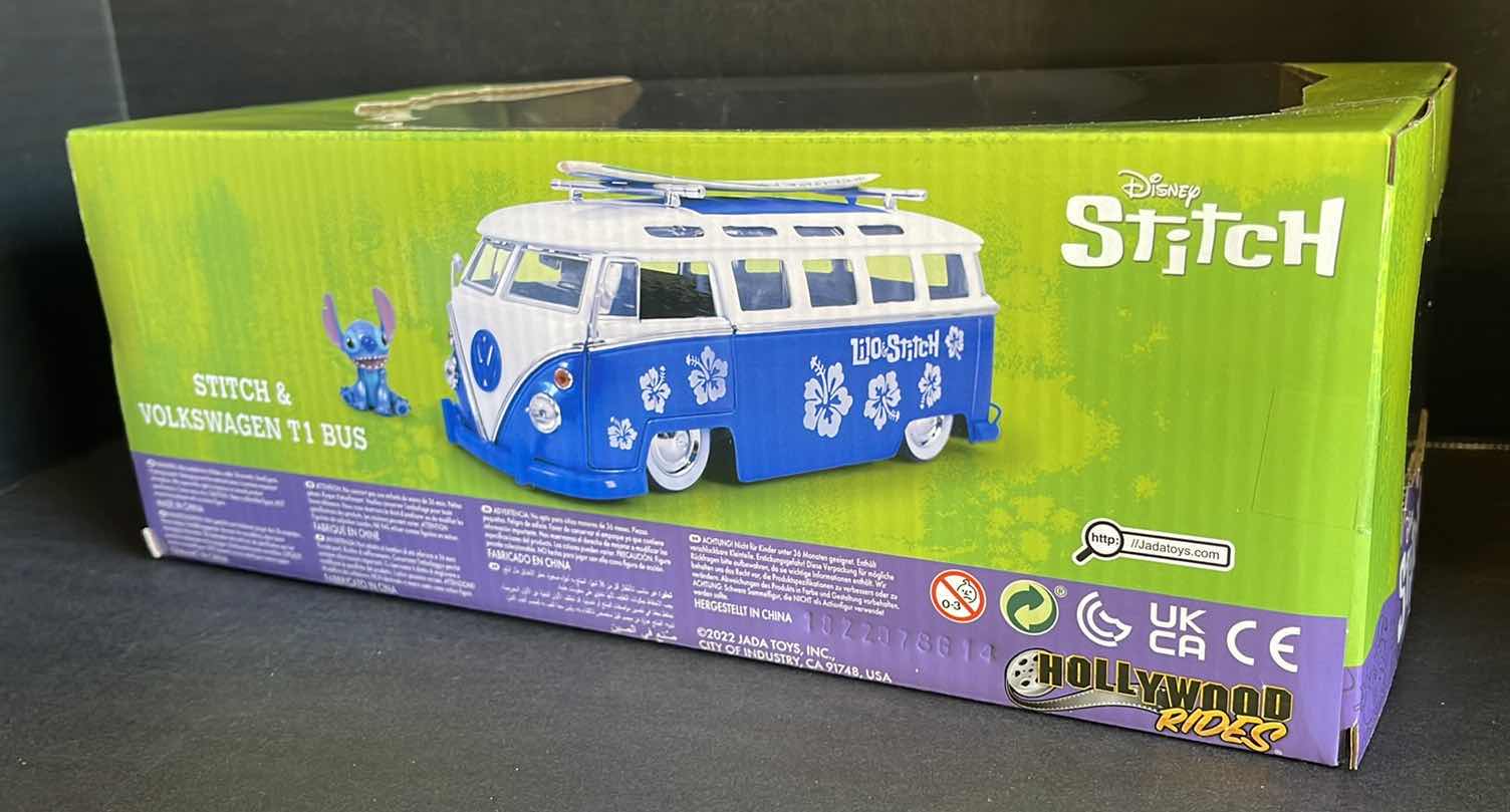 Photo 2 of NEW JADA DISNEY STITCH & VOLKSWAGEN T1 BUS