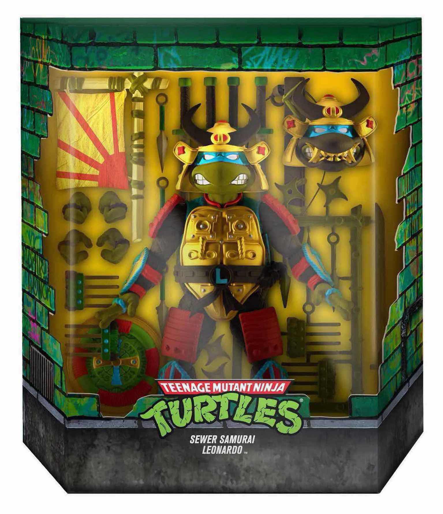 Photo 1 of NEW SUPER 7 ULTIMATES ACTION FIGURE & ACCESSORIES, TEENAGE MUTANT NINJA TURTLES SEWER SAMURAI LEONARDO 