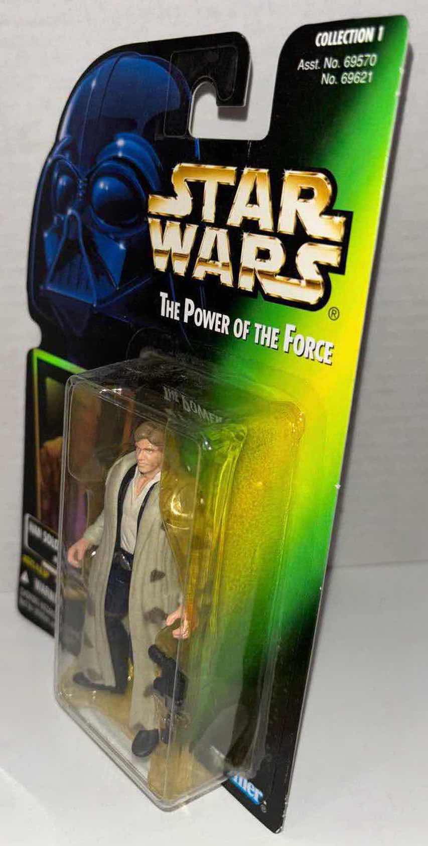 Photo 2 of NEW KENNER STAR WARS THE POWER OF THE FORCE ACTION FIGURE, HAN SOLO IN ENDOR GEAR W BLASTER PISTOL