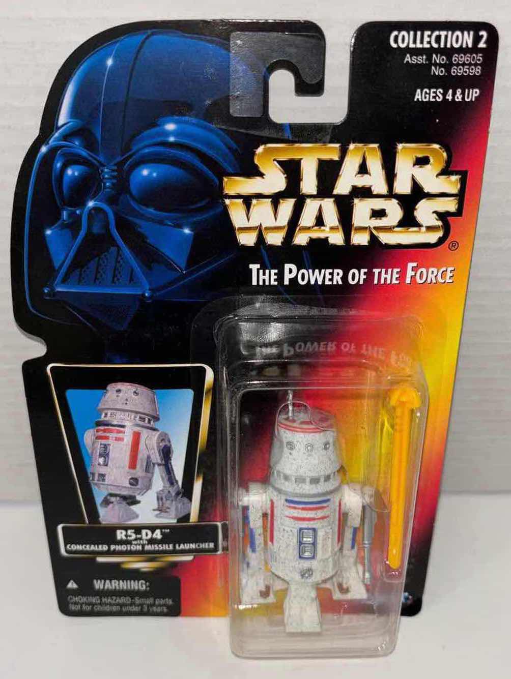 Photo 1 of NEW KENNER STAR WARS POWER OF THE FORCE ACTION FIGURE, R5-D4 W CONCEALED PHOTON MISSILE LAUNCHER