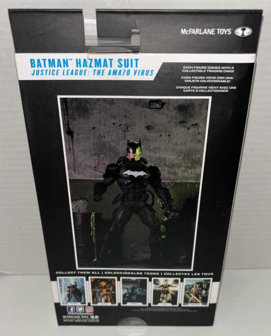 Photo 3 of NEW MCFARLANE TOYS DC MULTIVERSE ACTION FIGURE, JUSTICE LEAGUE: THE AMAZO VIRUS “BATMAN HAZMAT SUIT”