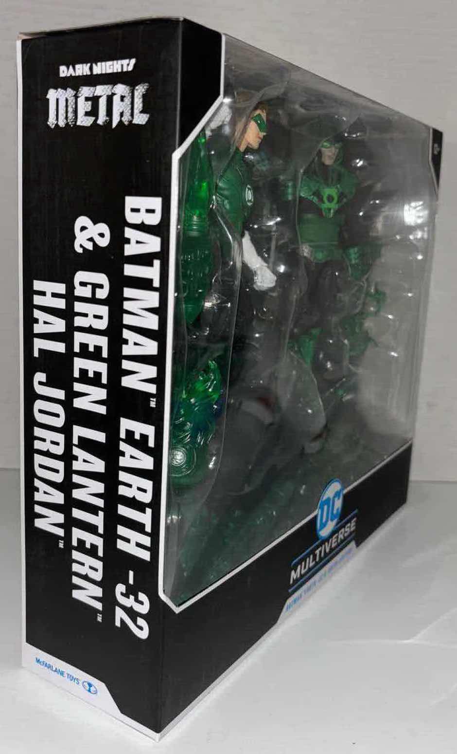 Photo 2 of NEW MCFARLANE TOYS DC MULTIVERSE ACTION FIGURE 2-PACK, DARK KNIGHTS METAL “BATMAN EARTH -32 & GREEN LANTERN”