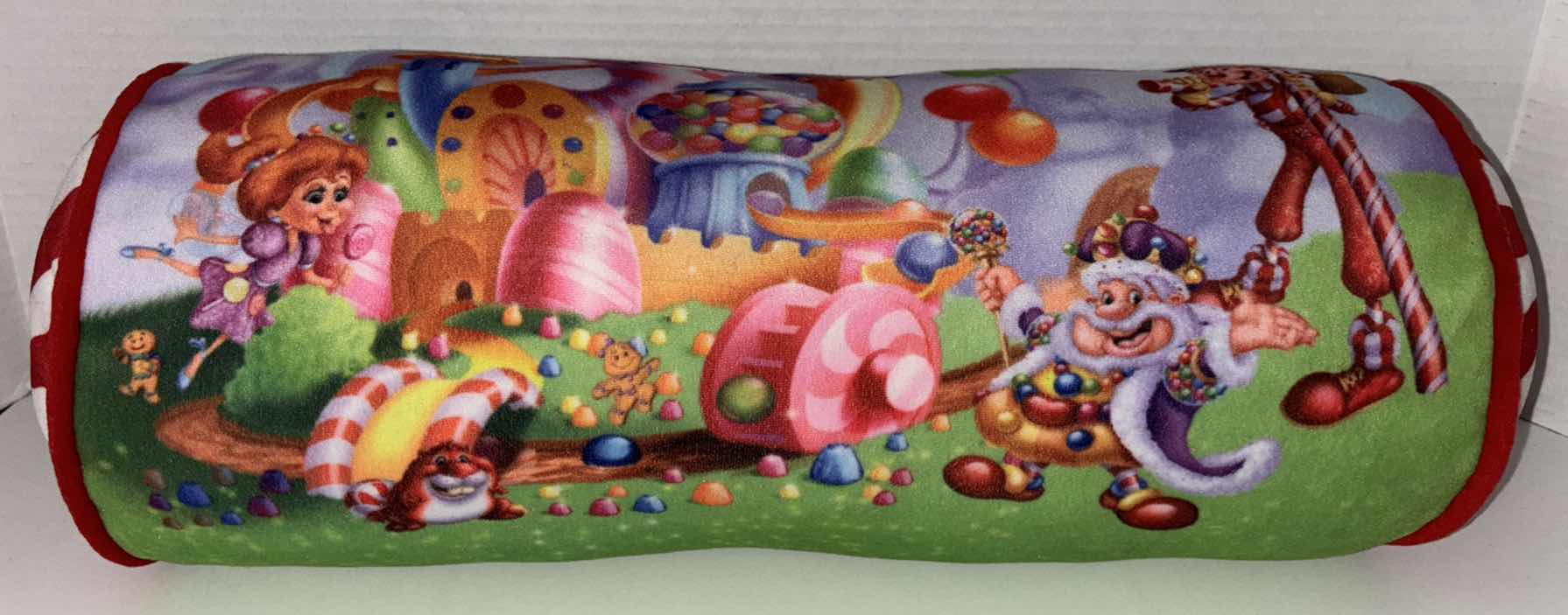 Photo 2 of CANDYLAND NECK ROLL 18.5” PILLOW