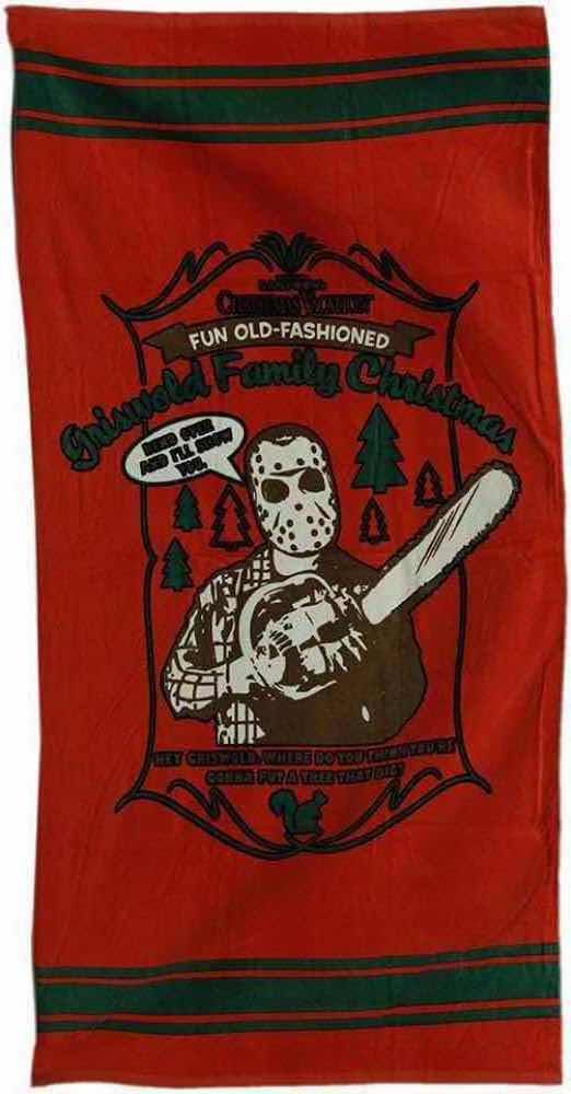 Photo 1 of BRAND NEW FACTORY ENTERTAINMENT CHRISTMAS VACATION “CHAINSAW CLARK” 30” x 60” TOWEL