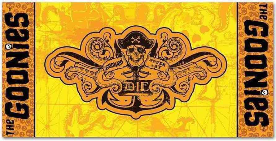 Photo 1 of BRAND NEW FACTORY ENTERTAINMENT GOONIES “NEVER SAY DIE” 30” x 60” TOWEL