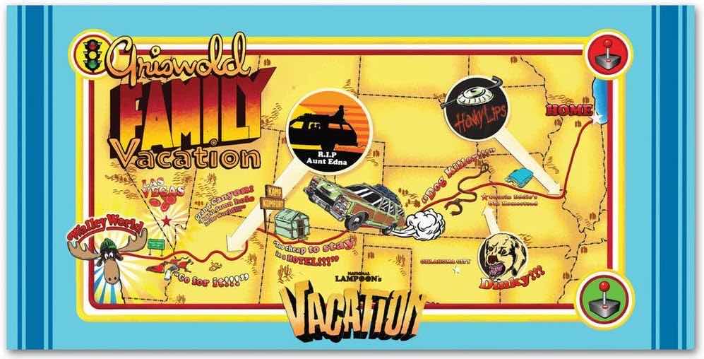 Photo 1 of BRAND NEW FACTORY ENTERTAINMENT NATIONAL LAMPOONS “VACATION MAP” 30” x 60” TOWEL