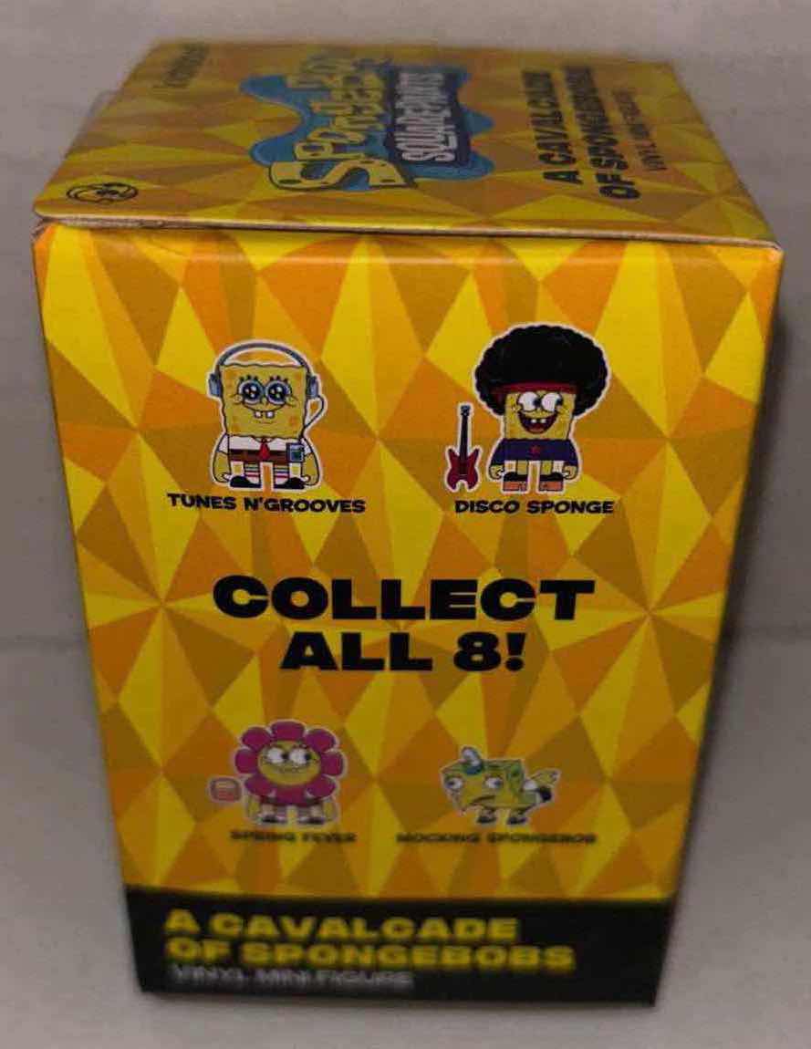 Photo 2 of NEW KID ROBOT A CAVALCADE OF SPONGEBOB SQUAREPANTS 3" VINYL MINI FIGURES, “DISCO SPONGEBOB” & “KRABIFIED” 