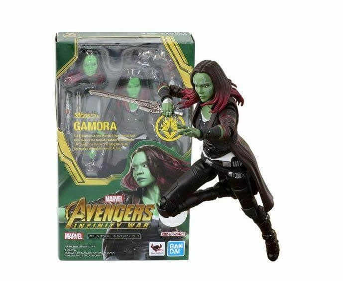 Photo 1 of BRAND NEW TAMASHII NATIONS BANDAI S.H. FIGUARTS AVENGERS INFINITY WAR “GAMORA” ACTION FIGURE 