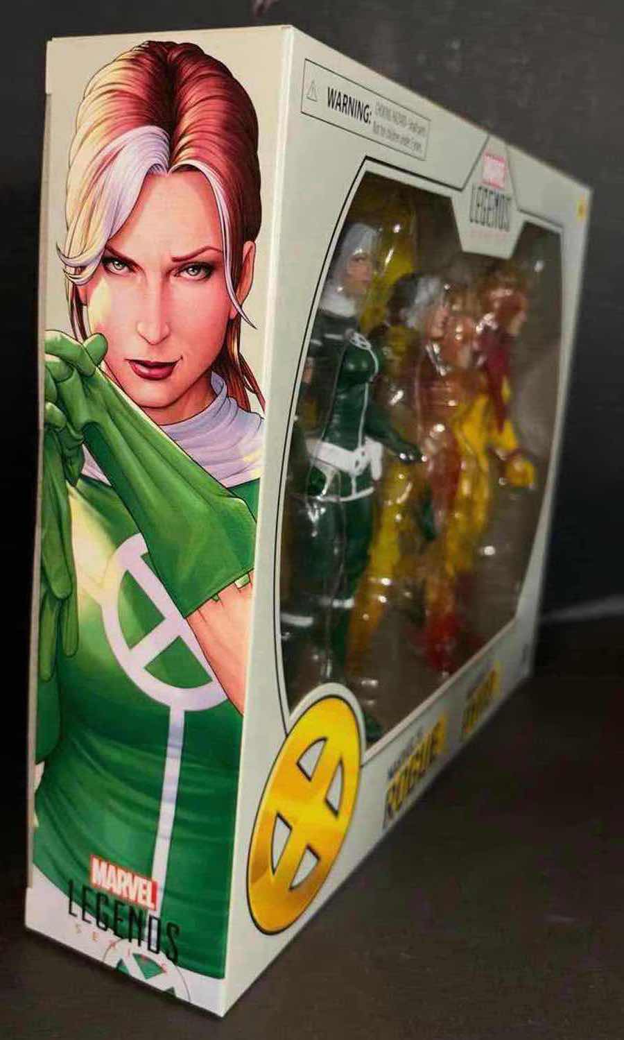 Photo 1 of NEW HASBRO MARVEL LEGENDS SERIES 2-PACK ACTION FIGURE SET W ACCESSORIES “MARVEL’S ROGUE & MARVEL’S PYRO”