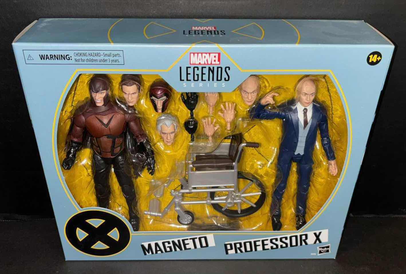 Photo 2 of NEW HASBRO MARVEL LEGENDS SERIES 2-PACK ACTION FIGURE SET W ACCESSORIES “MAGNETO & PROFESSOR X”