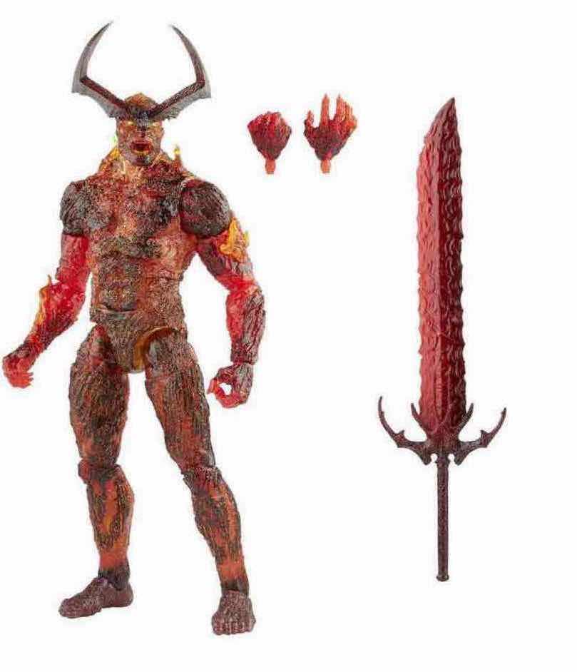 Photo 1 of NEW HASBRO MARVEL LEGENDS SERIES THOR RAGNAROK THE INFINITY SAGA 13” ACTION FIGURE & ACCESSORIES “SURTUR”