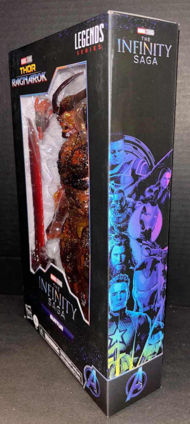 Photo 3 of NEW HASBRO MARVEL LEGENDS SERIES THOR RAGNAROK THE INFINITY SAGA 13” ACTION FIGURE & ACCESSORIES “SURTUR”