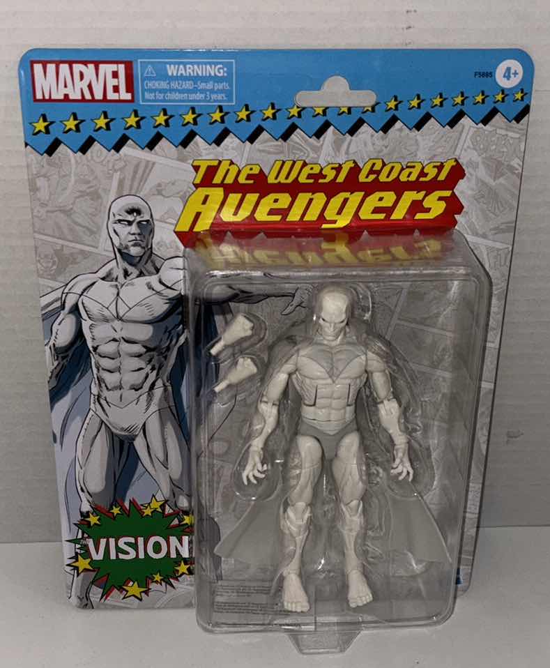 Photo 2 of NEW HASBRO MARVEL RETRO ACTION FIGURE & ACCESSORIES, THE WEST COAST AVENGERS “THE VISION”