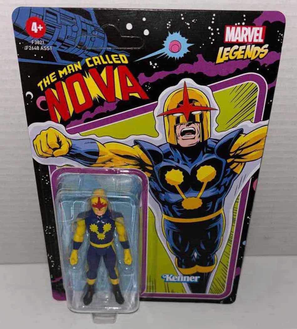 Photo 2 of NEW HASBRO KENNER MARVEL LEGENDS RETRO 3.75” ACTION FIGURE, “THE MAN CALLED NOVA”