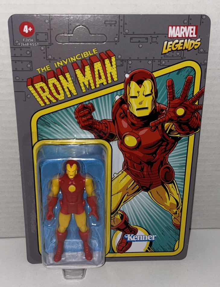 Photo 2 of NEW HASBRO KENNER MARVEL LEGENDS RETRO 3.75” ACTION FIGURE, “THE INVINCIBLE IRON MAN”