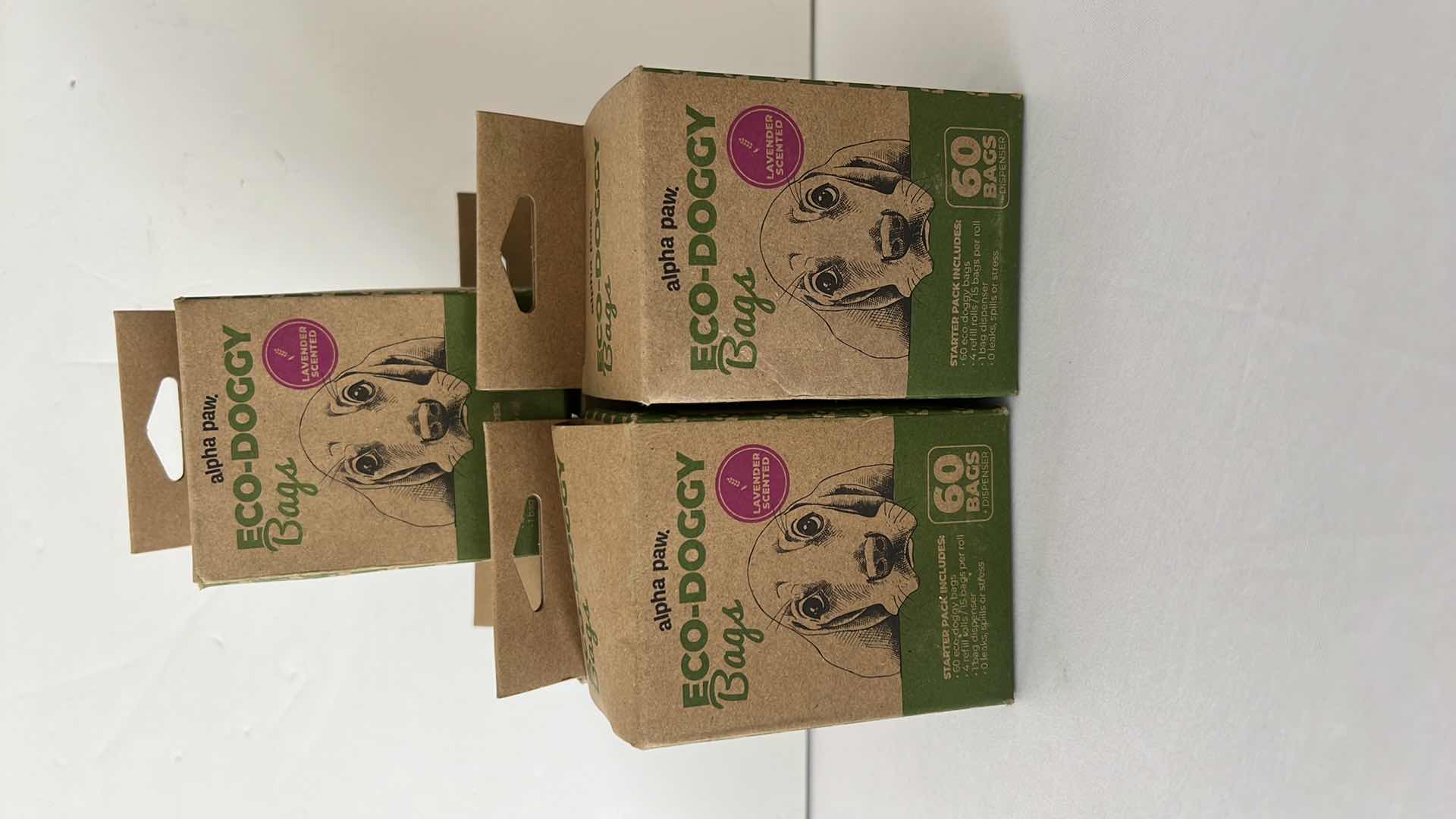 Photo 1 of 27 -60 BAG BOXES ALPHA PAW ECO-DOGGY BAGS