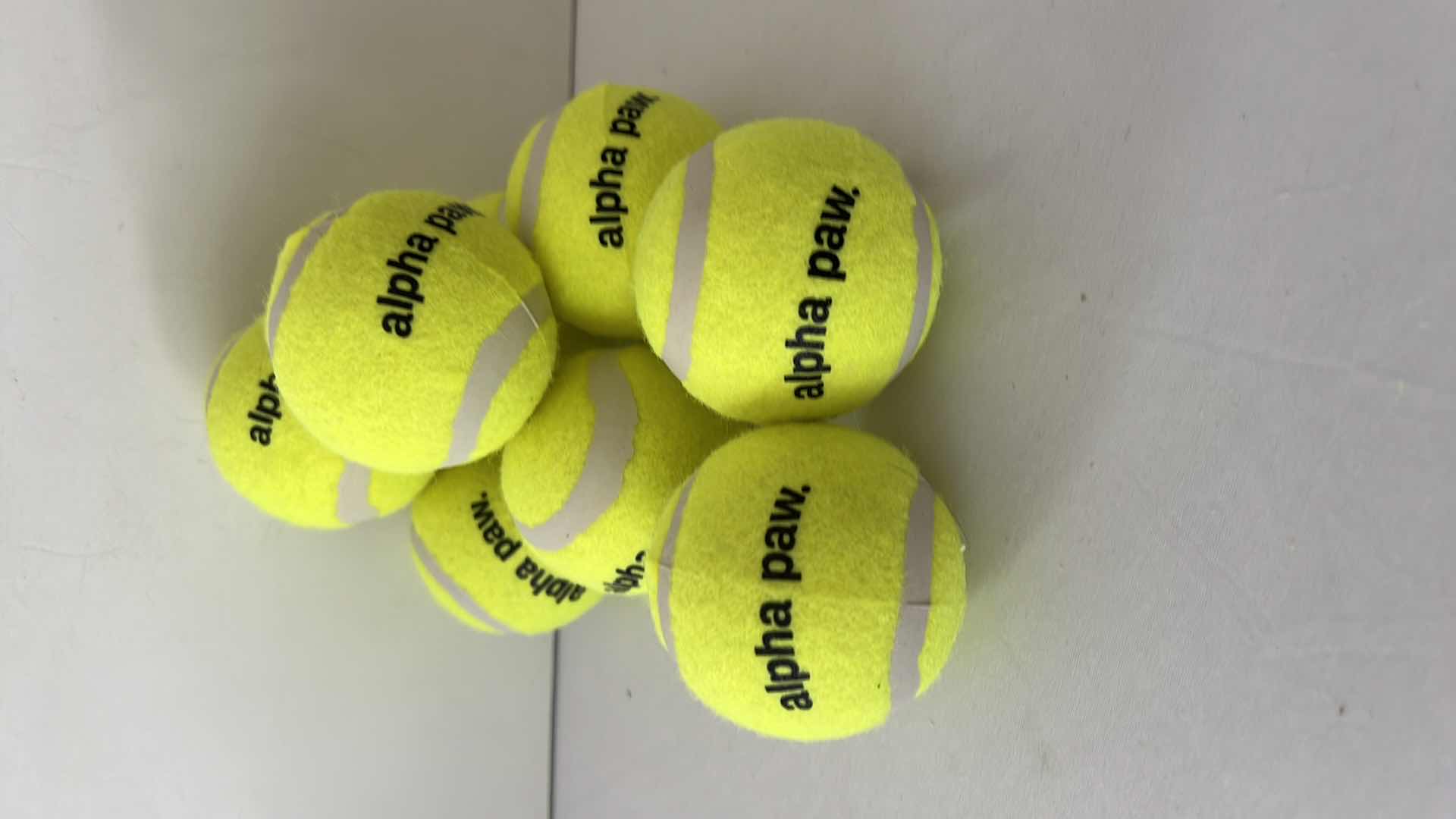 Photo 1 of 8-ALPHA PAW DOG TENNIS BALLS