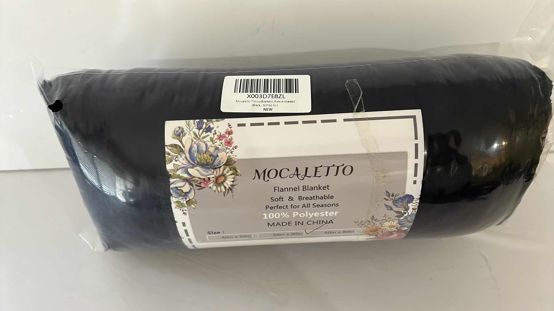 Photo 2 of MOCALETTO FLANNEL BLANKET 50”x60”