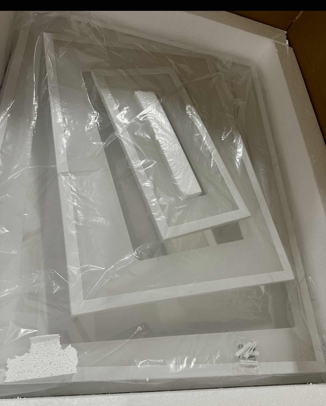 Photo 1 of NIB-LUMOD WHITE CEILING LED LIGHTING FIXTURE L950*W730*150mm  #1130 