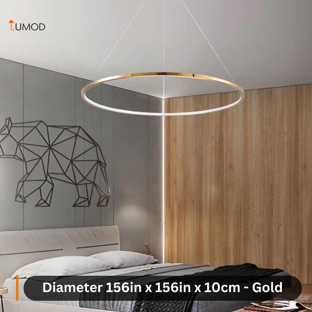 Photo 1 of NIB-ALEXANDER LED SPIRAL CHANDELIER HANGING DECOR LIGHT 16” x 156” x 10cm GOLD STAINLESS STEEL #1019