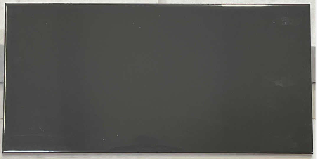 Photo 1 of MOSA DARK ANTHRACITE FINISH GLOSS WALL TILE 6” X 12” (10.226SQFT PER CASE/42CASES APPROX 429.492SQFT TOTAL) READ NOTES