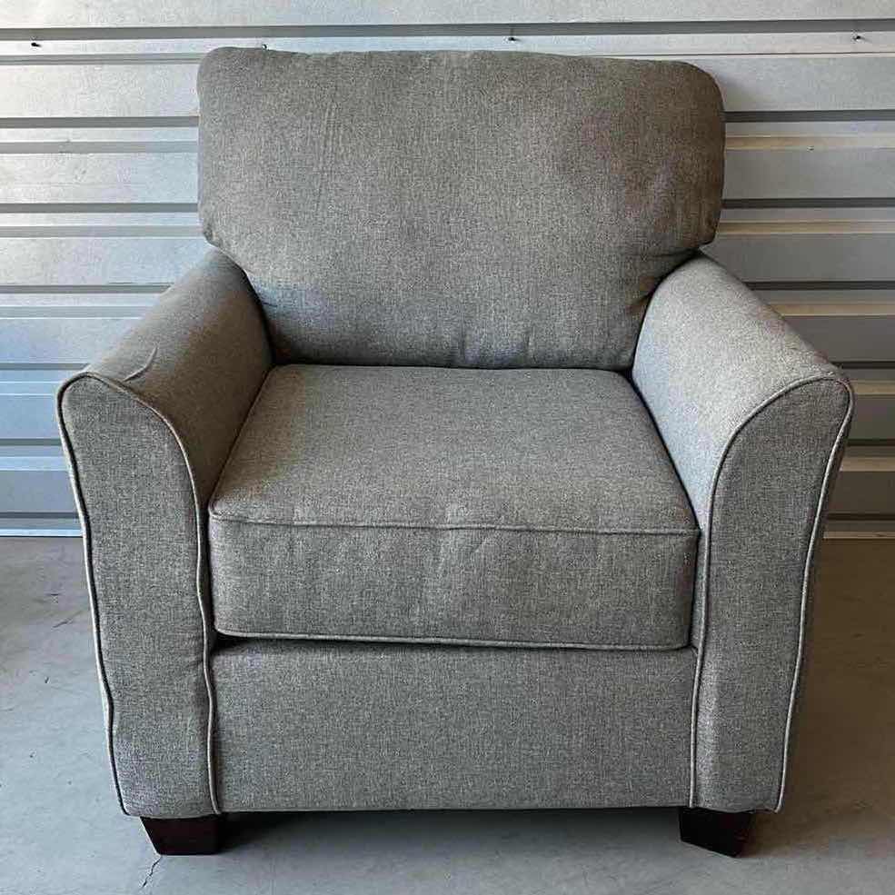 Photo 1 of KABOOM WOODS TARA STUDIO LIGHT GRAY ACCENT CHAIR 34.5” X 39.5” H36”