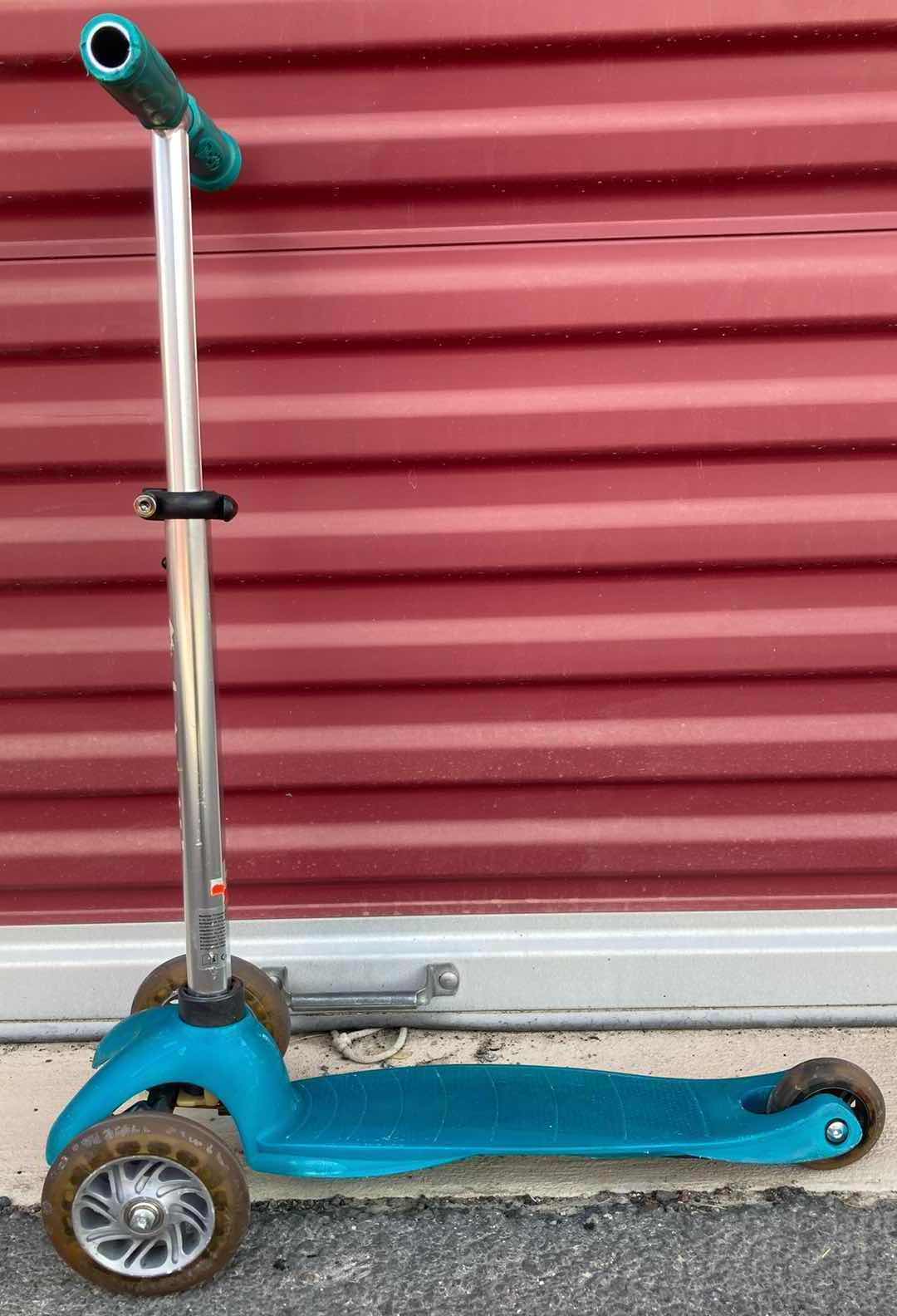 Photo 3 of MINI MICRO BLUE BOY KICKBOARD 3-WHEEL SCOOTER (AGES 2-5)